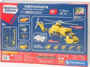 Clementoni Laboratorium mechaniki. Helikopter ratowniczy p6 (50687) 2