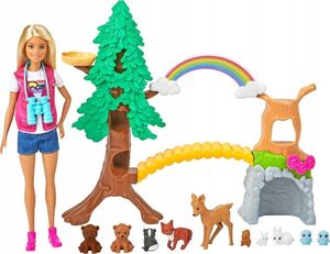 Lalka Barbie Mattel Kariera - Przewodniczka + 10 zwierzątek (GTN60) 1