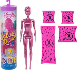 Lalka Barbie Mattel Color Reveal - Brokatowa niespodzianka (GWC55) 2
