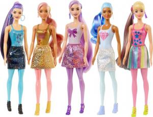 Lalka Barbie Mattel Color Reveal - Brokatowa niespodzianka (GWC55) 5