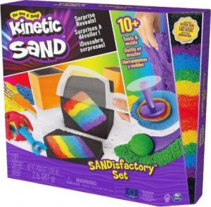 Spin Master Kinetic Sand Wytwórnia piasku, zestaw kolorowego piasku z efektami (6061654) 1