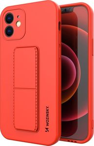 Wozinsky Wozinsky Kickstand Case elastyczne silikonowe etui z podstawką iPhone XS Max czerwony 1
