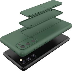 Wozinsky Wozinsky Kickstand Case elastyczne silikonowe etui z podstawką Samsung Galaxy S20 FE 5G różowy 2