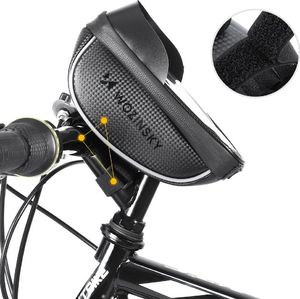 Wozinsky Wozinsky Torba rowerowa na kierownicę pokrowiec na telefon 1L czarny (WBB16BK) () - 63967-uniw 4