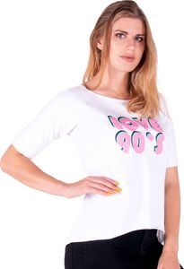 Yoclub Podkoszulka t-shirt damski love90's biały L () - PK-008/TSH/WOM#L 1