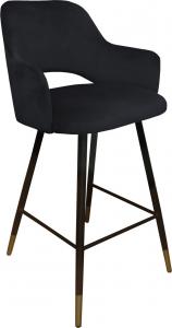 Atos Hoker krzesło barowe Milano podstawa czarna/złota MG19 (HOKER MILANO PODSTAWA CZARNA/ZŁOTA) - 556 1