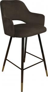 Atos Hoker krzesło barowe Milano podstawa czarna/złota MG05 (HOKER MILANO PODSTAWA CZARNA/ZŁOTA) - 354 1