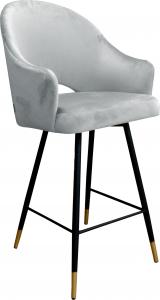 Atos Hoker krzesło barowe Velvet czarna podstawa/złota MG17 (HOKER VELVET PODSTAWA CZARNA/ZŁOTA) - 364 1