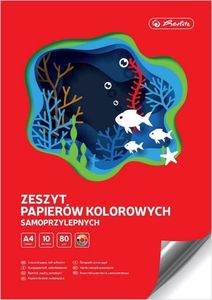 Herlitz Zeszyt papierów samoprzylepnych A4/10K (10szt) (440444) - 5901389586503 1