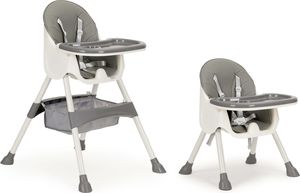 Ecotoys Krzesełko do karmienia 2w1, pasy 5 punktowe (1782) 9