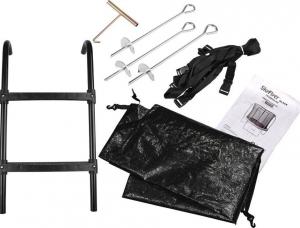 Trampolina ogrodowa SkyFlyer TR0033 z siatką wewnętrzną 8 FT 244 cm 2