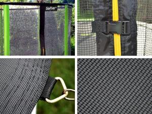 Trampolina ogrodowa SkyFlyer TR0028 z siatką zewnętrzną 8 FT 244 cm 2