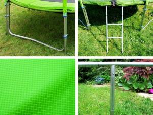 Trampolina ogrodowa SkyFlyer TR0028 z siatką zewnętrzną 8 FT 244 cm 3