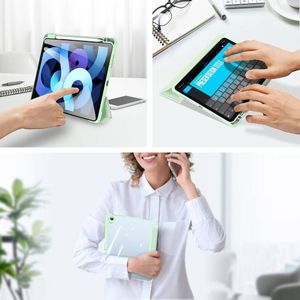 Etui na tablet Dux Ducis Etui IPAD AIR 4 10,9'' Dux Ducis Toby Porftel z Klapką Książkowe Skóra Ekologiczna zielone 11