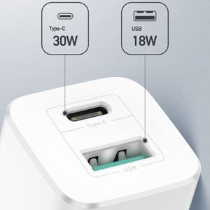 Ładowarka Dux Ducis C80 1x USB-A 1x USB-C 3 A (6934913050149) 5