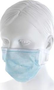Maseczka ochronna antywirusowa maska na twarz z gumką CERTYFIKAT CE niebieska - 10 szt 10