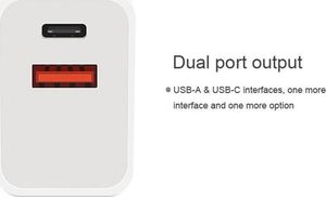 Ładowarka Nexeri PQ-18W 1x USB-A 1x USB-C 3 A (5904161103554) 5