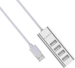 HUB USB Kaku 4x USB-A 2.0 (6921042114170) 6
