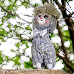 InnoGio INNOGIO MASKOTKA ALPAKA SZARA 30 cm 11