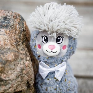 InnoGio INNOGIO MASKOTKA ALPAKA SZARA 30 cm 7