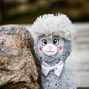 InnoGio INNOGIO MASKOTKA ALPAKA SZARA 30 cm 8