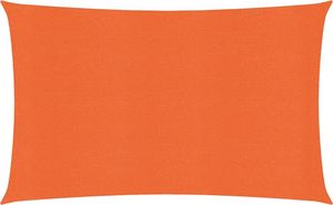 vidaXL Żagiel przeciwsłoneczny, 160 g/m, pomarańczowy, 2x4,5 m, HDPE 1