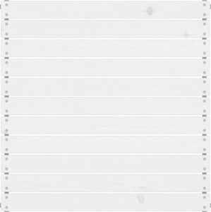 vidaXL Stołek ogrodowy, 70x70x30 cm, biały, lite drewno sosnowe 3