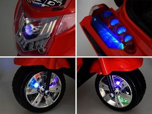 Jokomisiada Motorek na akumulator kolorowe światła led PA0241 15