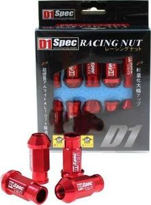 MTuning_F Nakrętki D1SPEC Replica Race M12x1.5 Red 1