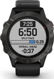 Zegarek sportowy Garmin Fenix 6 Carbon Szary  (010-02158-11) 2