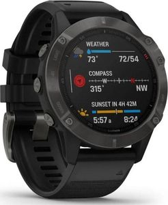Zegarek sportowy Garmin Fenix 6 Carbon Szary  (010-02158-11) 5