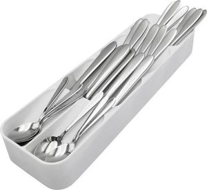 Orion Organizer WKŁAD DO SZUFLADY pojemnik koszyk na sztućce widelce noże łyżki łyżeczki BIAŁY 11