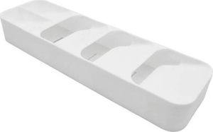 Orion Organizer WKŁAD DO SZUFLADY pojemnik koszyk na sztućce widelce noże łyżki łyżeczki BIAŁY 8