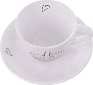 Orion Filiżanka do kawy, espresso, porcelanowa, biała, 90 ml, 2 sztuki 4