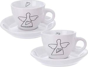 Orion Filiżanka do kawy, espresso, porcelanowa, biała, 90 ml, 2 sztuki 9