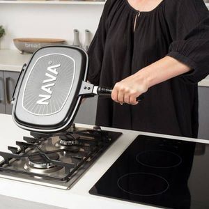 Patelnia NAVA grillowa 32cm 8