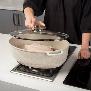 NAVA Brytfanka brytfanna granitowa TERRESTRIAL gęsiarka do pieczenia mięsa 38 cm 8L 4