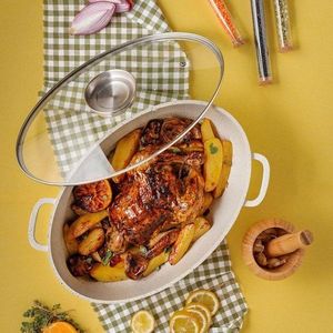 NAVA Brytfanka brytfanna granitowa TERRESTRIAL gęsiarka do pieczenia mięsa 38 cm 8L 8