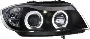 SONAR Reflektory przednie BMW E90/E91 BLACK RINGI 1