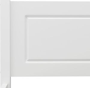 vidaXL Rama łóżka z litego drewna sosnowego, biała, 140 x 200 cm 5