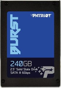 Patriot Dysk Twardy SSD PATRIOT 240GB SATA 3.0 Write speed 500 MBytes/sec Read speed 555 MBytes/sec 2,5" PBU240GS25Dysk Twardy SSDR 1