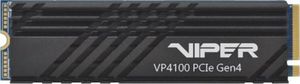Patriot Dysk Twardy SSD PATRIOT VIPER VP4100 1TB M.2 PCIE NVMe Write speed 4200 MBytes/sec Read speed 4700 MBytes/sec 7mm TBW 1800 TB VP 1