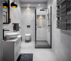 Bateria umywalkowa Invena INVENA SIROS BATERIA WYSOKA UMYWALKOWA CZARNA 9