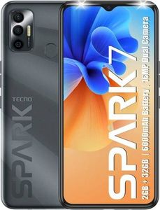 Smartfon Tecno Spark 7 3/64GB Dual SIM Czarny 1