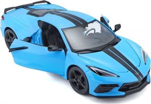 Maisto Model metalowy Chevrolet Corvette coupe 2020 niebieski 2