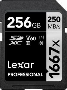 Karta Lexar Professional 1667x SDXC 256 GB Class 10 UHS-II/U3 V60 (LSD256CB1667) 1
