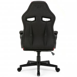 Fotel SENSE7 Knight materiałowy czarno-czerwony 6