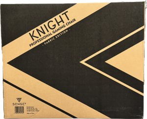 Fotel SENSE7 Knight - materiałowy, czarny 9