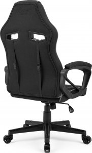Fotel SENSE7 Knight materiałowy czarno-szary 5