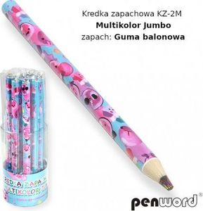 Penword KREDKA ZAPACHOWA KZ-2M MULTIKOLOR JUMBO GUMA BALONOWA Penword 1